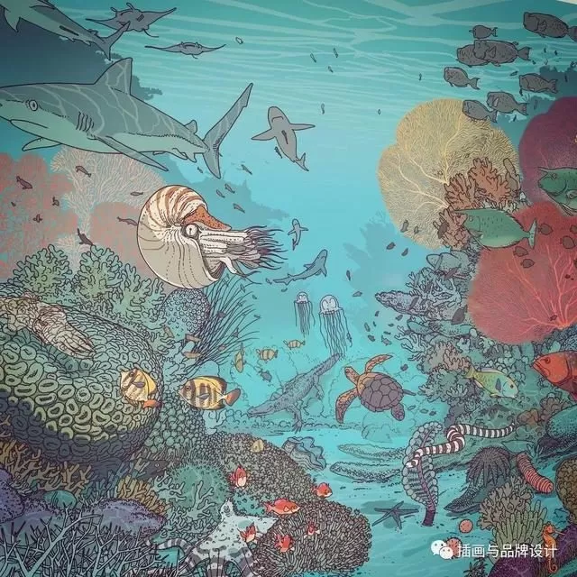 插畫丨超酷超現實的筆墨風格,充滿活力的漫畫趣味,乾淨平和的線條看一眼便欲罷不能的淪陷
