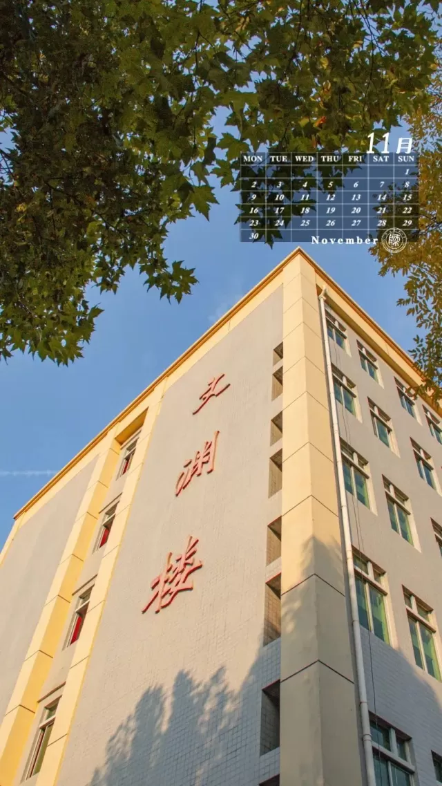 將歲月的箴言藏於一枚秋葉讓師大的秋風給你帶去無限好運
