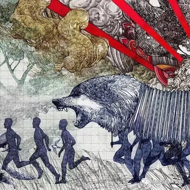 插畫丨她畫出細膩別致的人與自然,在倫敦居住七年,作品為這個國家帶著一絲神秘感